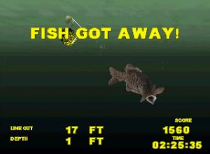 Big Bass Fishing Playstation Screen Capture