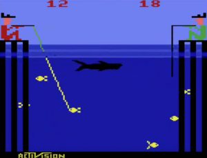 Fishing Derby Atari 2600 Screen Capture